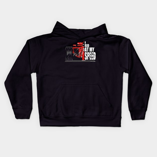 Formula 1 Racing Car Kids Hoodie by DoubleAStore